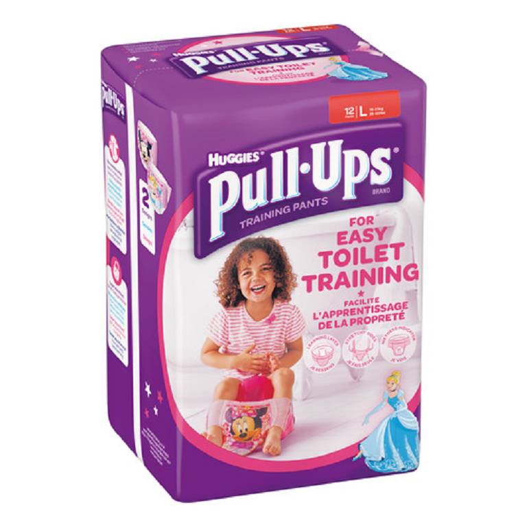HUGGIES PULL UPS GIRL16/23 12P